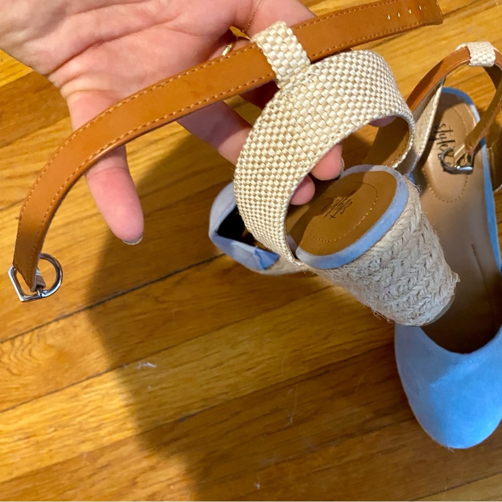 Style & Co Mailena Sky Blue Espadrilles // sz 7.5 - Picture 6 of 6